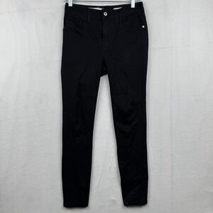 Pilcro‎ and the Letterpress Anthropologie Black High Rise Denim Leggings Size 27